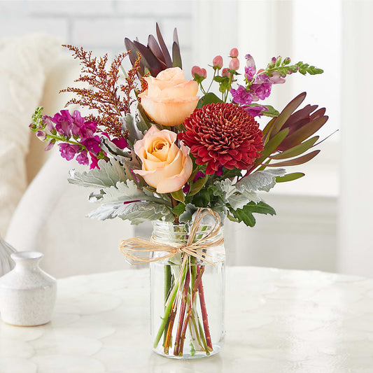 Moody Hues Bouquet –  Flowers And Decor Same Day, Vero Beach FL