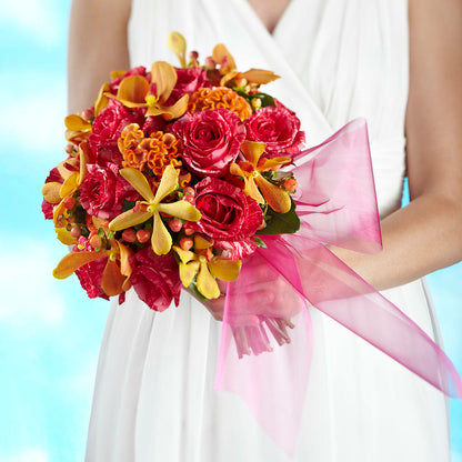 Brilliant Shades of Love Bouquet –  Flowers And Decor Same Day, Vero Beach FL