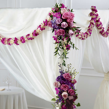 Color & Light Chuppah Decor –  Flowers And Decor Same Day, Vero Beach FL