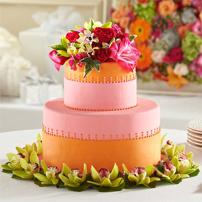 Sweet Citrus Cake Decor –  Flowers And Decor Same Day, Vero Beach FL